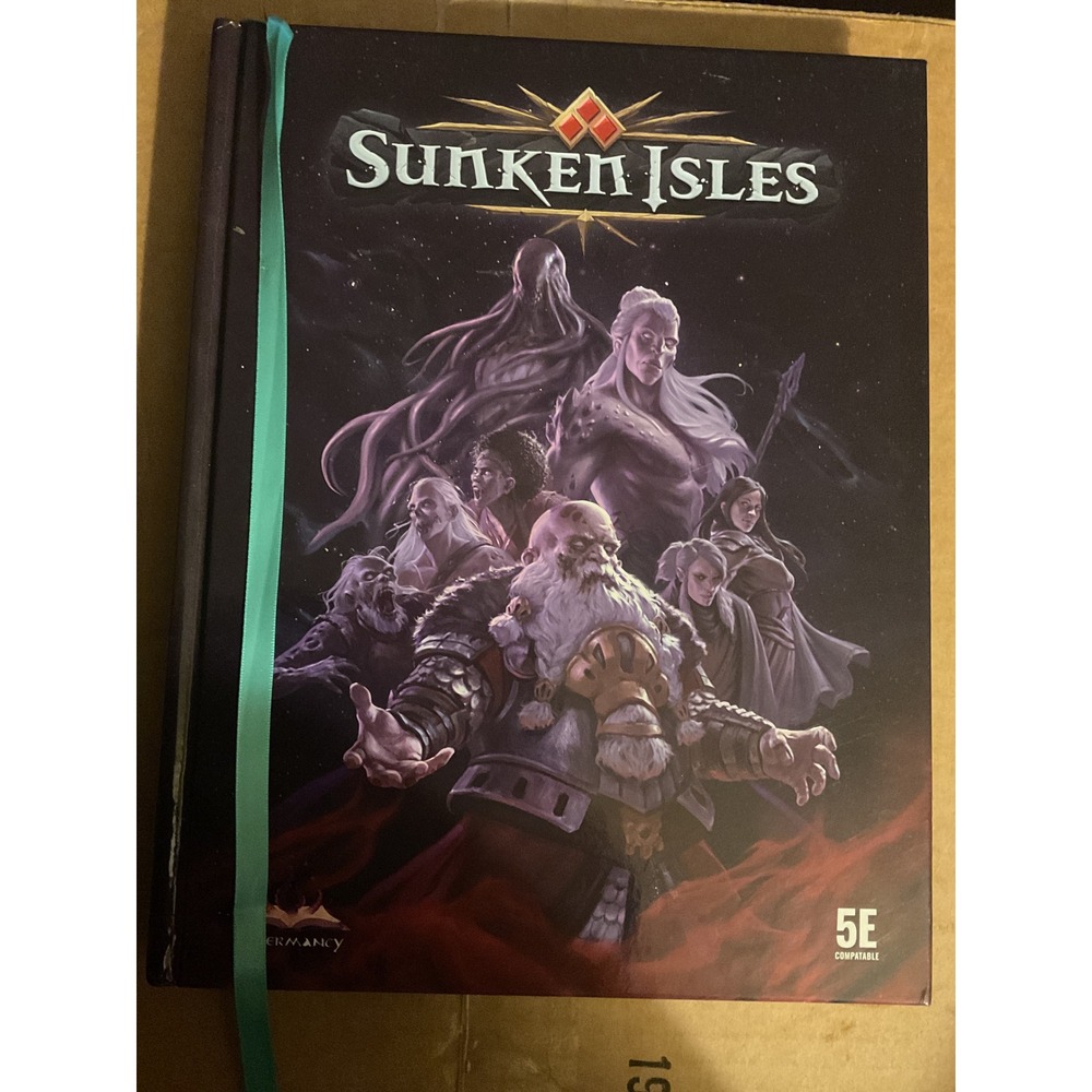 Sunken Isles 5E Compatible Hardcover Ghostfire Gaming Eldermancy Campaign Book
